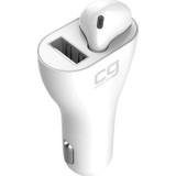 Cg Mobile CGM01 Araç Şarjı + Mono Bluetooth Kulakiçi Kulaklık