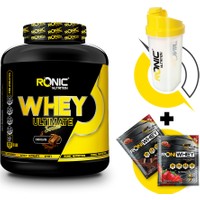 Ronic Nutrition Ultimate Whey Protein Tozu 2270 G + Shaker ve 2 Adet Tek Kullanımlık Whey Protein