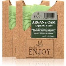 Suds Enjoy Doğal 2 Adet Argan Çam El Yapımı Sabun 2 x 100 gr