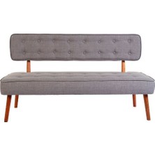 Ze10 Design Westwood Loveseat Iikili Kanepe Gri