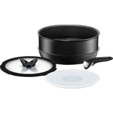 Tefal L6549053 Titanium Ingenio Performance 5 Parça Tava  Seti  [ Siyah ] - 2100113934