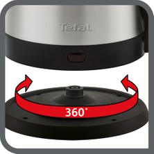 Tefal KI431D10 [ 1,2 L ] Compact Paslanmaz Çelik Kettle  [ Inoks ] - 7211002382