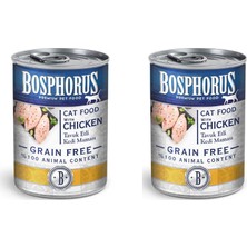 Bosphorus Tahılsız Tavuklu Yetişkin Kedi Maması – 2’li Paket (2x Tavuklu)