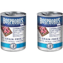 Bosphorus Tahılsız Kuzulu Kısır Kedi Maması - 2'li Paket (2x Kuzulu)