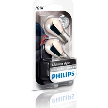 Philips PY21W  12V 21W Krom Sarı Ampul Seti 12496 Svb2 (93 Sinyal)