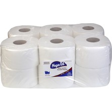 Megasil Mini Jumbo Tuvalet Kağıdı 4kg. 93M. 1 Koli 12'li