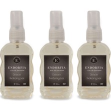 Endorfia Limon Kolonyası 3'lü 80 Derece 50 ml