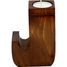 Haydi Maydi Ahşap Harf Mumluk - J