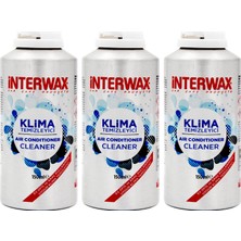 Interwax Limon Kokulu Klima Temizleyici Klima Bombası 150 Ml (3Adet)