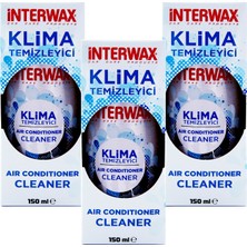 Interwax Limon Kokulu Klima Temizleyici Klima Bombası 150 Ml (3Adet)