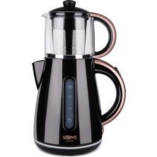 Stilevs Çays CM-16 Çay Makinesi - Siyah & Bakır