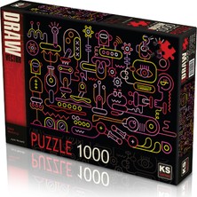 Ks Games 1000 Parça Robot Atölyesi Puzzle