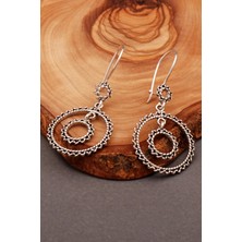 Sümer Telkari Telkari Işlemeli El Yapımı Gümüş Küpe 4904