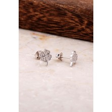 Sümer Telkari Yonca Gümüş Küpe 4817