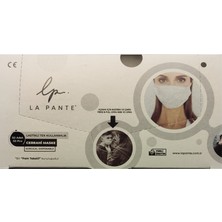 La Pante Lastikli Tek Kullanımlık 3 Katlı Telli Cerrahi Maske 50 Adet - 2 Kutu