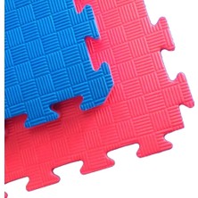 Dragon Tatami Koruma Minderi 100X100X2,6 cm Çift Yönlü Kırmızı Mavi Renk 5'li Set