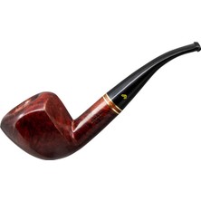 Şahin Üç Yıldız 900 9mm. Filtreli Ebonit Saplı Pipo