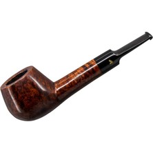 Şahin Üç Yıldız 239 9mm. Filtreli Ebonit Saplı Pipo