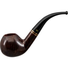 Şahin Üç Yıldız 715 9mm. Filtreli Ebonit Saplı Pipo