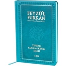 Feyzü'l Furkan Tefsirli Kur'an-I Kerim Meali - Sadece Meal - Büyük Boy - Turkuaz