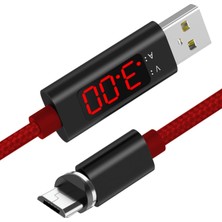 Judas J12 Micro Usb V-A Led Göstergeli Şarj Kablosu -1mt