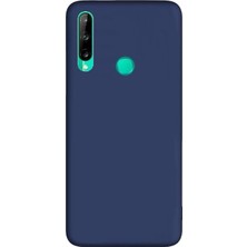 Gpack Huawei P40 Lite E Kılıf Premier Silikon Esnek Koruma Lacivert