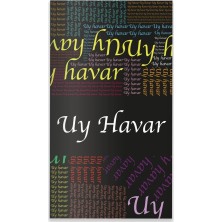 Lilamor Uy Havar  Çizgili Defter 48 Sayfa 9 x 16 cm