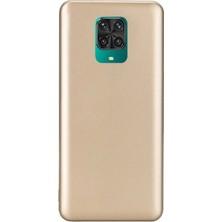 Gpack Xiaomi Redmi Note 9s Kılıf Premier Silikon Esnek Koruma Gold