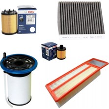 Bosch Filtre Bakım Seti Fiat Egea 1.3 Dizel 2015+ Hava + Yağ + Yakıt Filtre + Polen Sardes