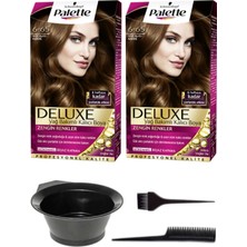 Schwarzkopf 2’li Palette Deluxe 6-65 Göz Alıcı Kahve Saç Boyası ve Saç Boyama Seti