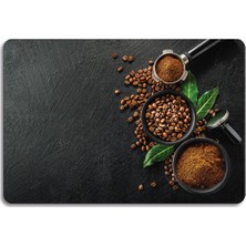 Decovetro Kahve Çekirdeği Görünümlü Cam Kesim Tablası 20 x 30 cm
