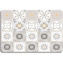 Decovetro Çini Görünümlü Cam Kesim Tablası 20 x 30 cm