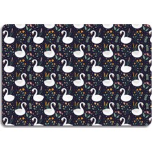 Decovetro Kuğu Görünümlü Cam Kesim Tablası 20 x 30 cm