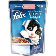 Felix Somonlu,sardalyalı Yetişkin Kedi Pouch 100 gr 20LI i