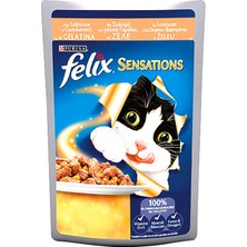 Felix Sensation Somon,karides Jel Pouch Kedi 100 gr 6'lı