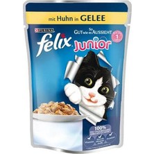 Felix Tavuklu Yavru Kedi Konservesi Pouch 100 gr x 12 Adet