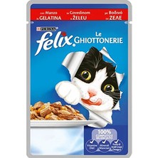 Felix Junior Sığır Etli Yavru Kedi Pouch 100 gr x 12 Adet