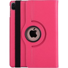 CoverZone Apple iPad Pro 11 2020 Dönerli Standl Kılıf 360 Derece Dönerli Standlı Pembe