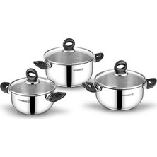 Korkmaz Nora 6 Parça Tencere Seti