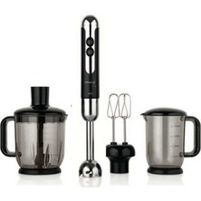 Korkmaz Mia Mega SiyahKrom Blender Set