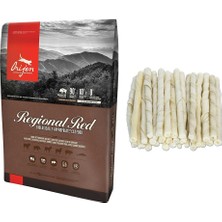 Orijen Regional Red Köpek Maması 2 kg + 10'lu Sütlü Burgu Kemik