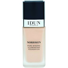 Idun Minerals Stockholm Liquid Foundation Norrsken - Aydınlatıcı Mineral Likit Fondöten Norrsken - Freja - 30 ml