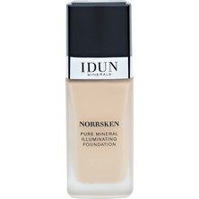 Idun Minerals Stockholm Liquid Foundation Norrsken - Mineral Likit Fondöten Norrsken - Disa - 30 Ml