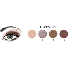 Idun Minerals Stockholm Eyeshadow Palette X4 Lavendel - Mineral Göz Farı Paleti 4'lü Lavendel - 4 gr