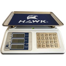 Hawk Serisi Yeni Model Sayım Yapma Özellikli Bakkal Manav Mutfak Tartısı 40 kg 2 gr Hassasiyetli