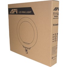 Afi 19" 48 cm Ring Light Profesyonel Youtuber Makyöz LED Işık ve Ayak