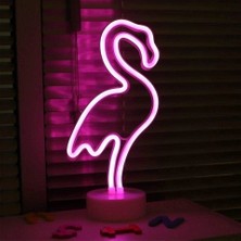 Alfa Gift Flamingo Modelli Neon LED Gece Lambası