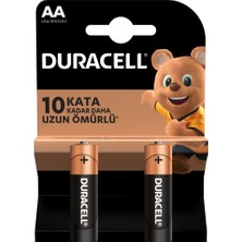 Duracell Alkalin AA Kalem Piller 2’li paket