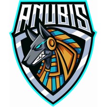 Sticker Atölyesi Anubis - Gamer - Gaming - Esports Sticker - 29038 Renkli 10 x 8 cm