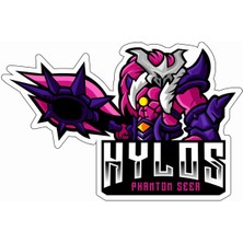 Sticker Atölyesi Hylos - Gamer - Gaming - Esports Sticker - 29014 Renkli 6.5 x 10 cm